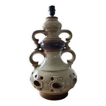 Pied de lampe vintage en céramique