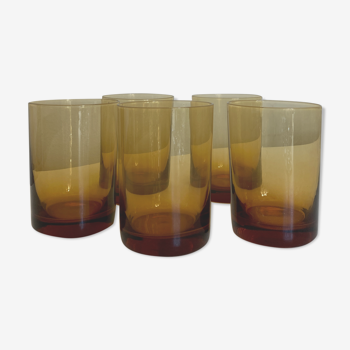 Set de 5 verres gobelets massifs 1070