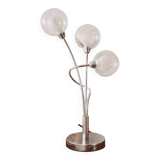 Lampe chrome triple globes