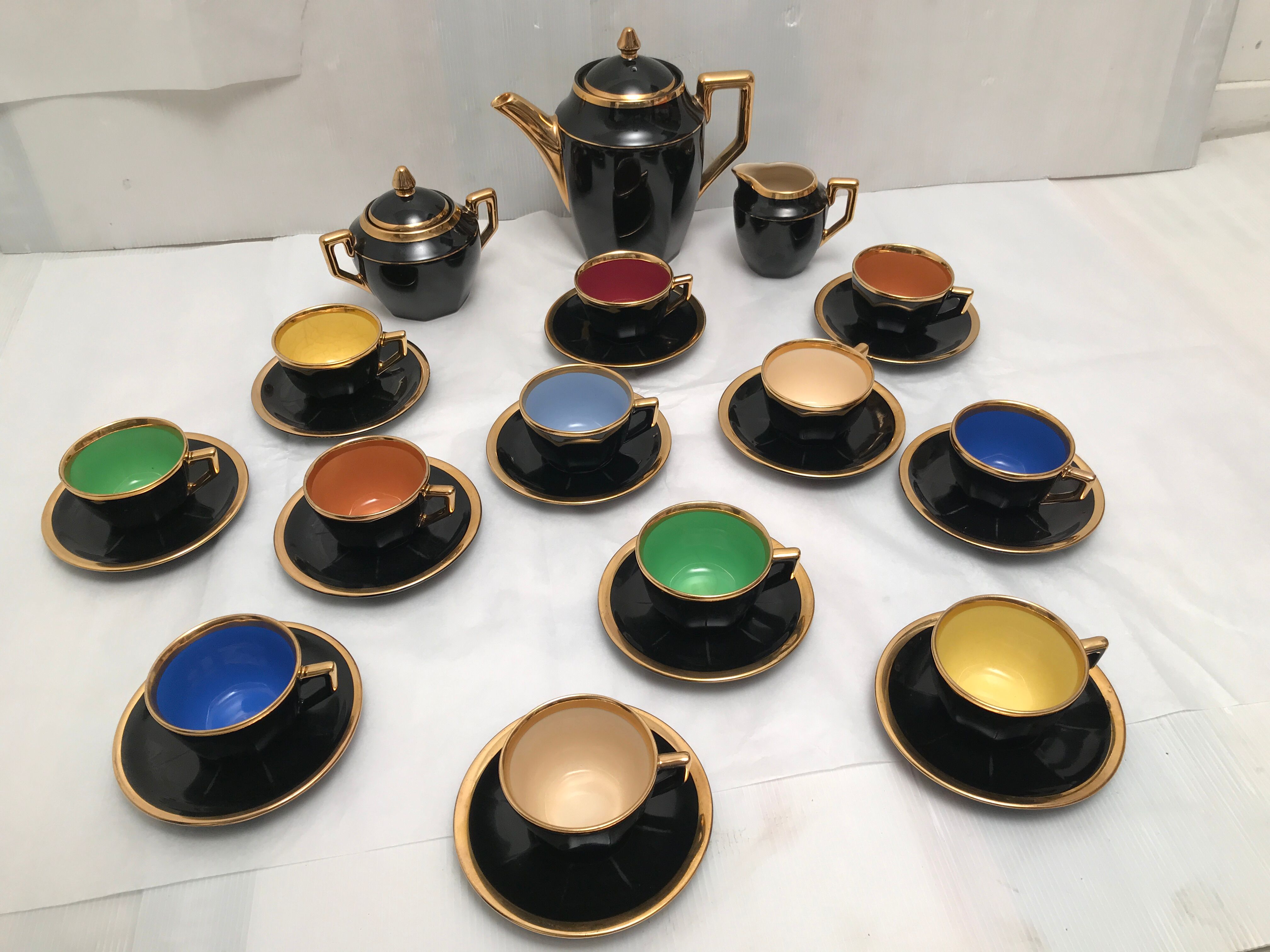 Service of 27 tea pieces 50-60 years