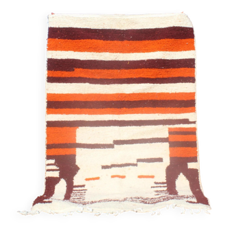 Handmade Berber rug in pure wool 3x2 m