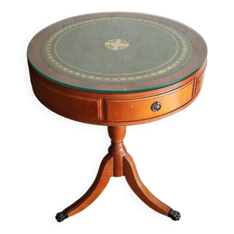 Guéridon d'appoint rond de style anglais