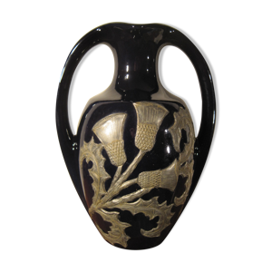 vase art nouveau en grès
