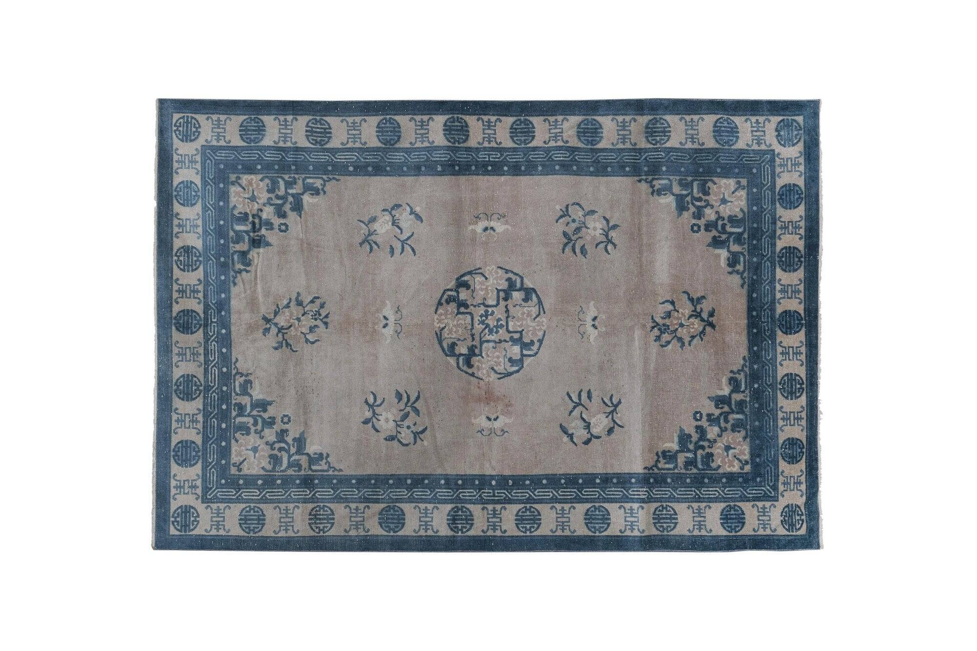 Vintage Turkish handmade rug 181x276 cm