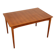 Rectangular extendable dining table in Scandinavian teak – 1960s