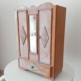 Art Deco doll cabinet 50s