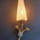 Pair of antique Art Deco wall sconces