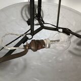 Muller Art Deco glass chandelier