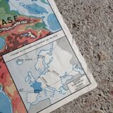 Vintage school map mdi: Africa-Europe physical.