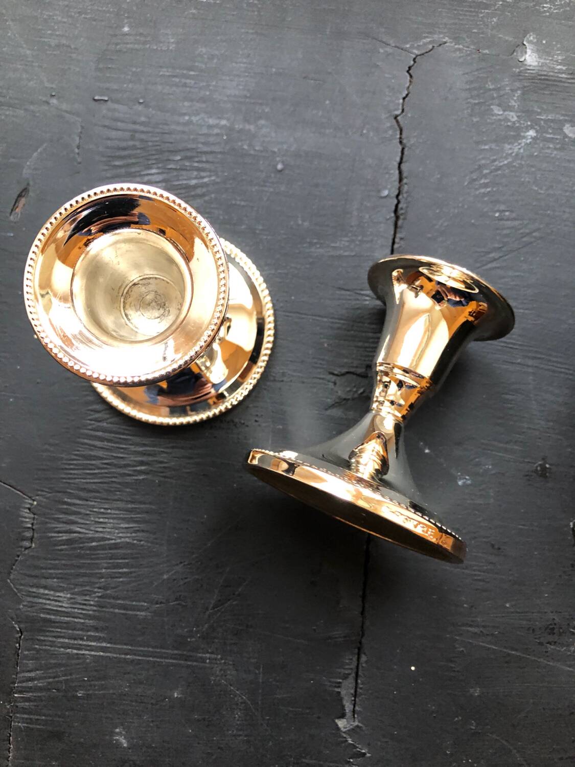 Pair of Christofle candlesticks