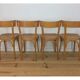 4 vintage bistro chairs 60s