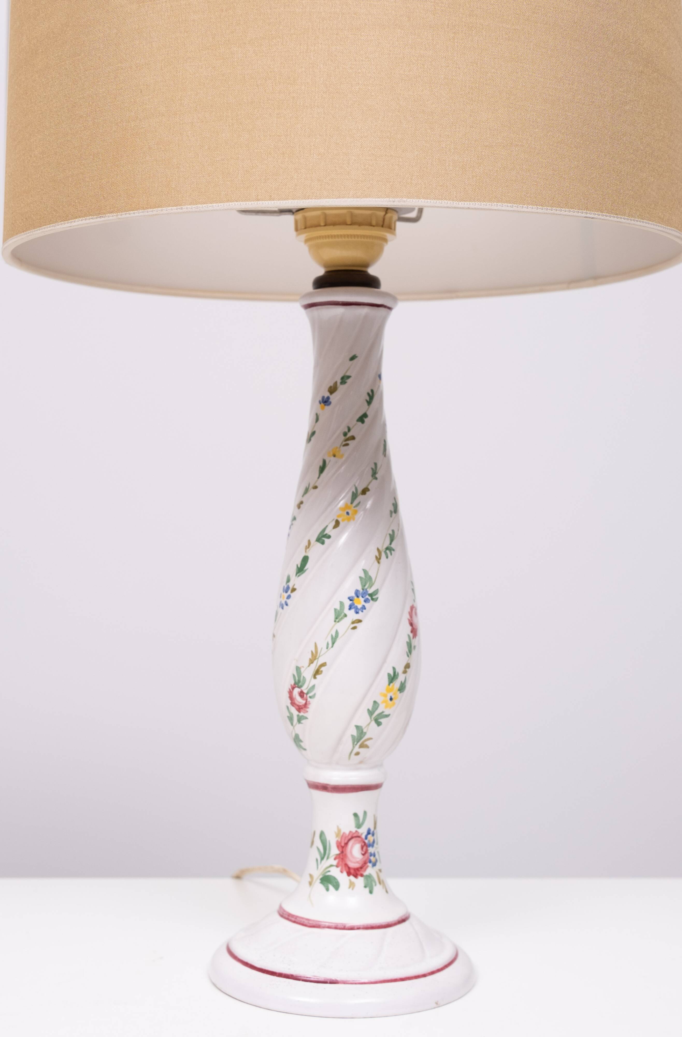 Capodimonte Ceramic Italian table lamps 1960s