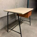 Vintage modernism desk with two drawers