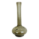 Vase soliflore verre bullé fumé