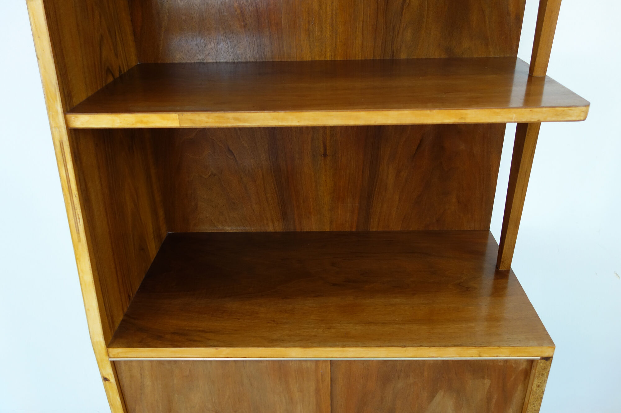 Vintage asymmetrical bookcase