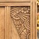 Parisian art deco cabinet in raw wood 1930