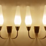 Pair of vintage 60s wall lights