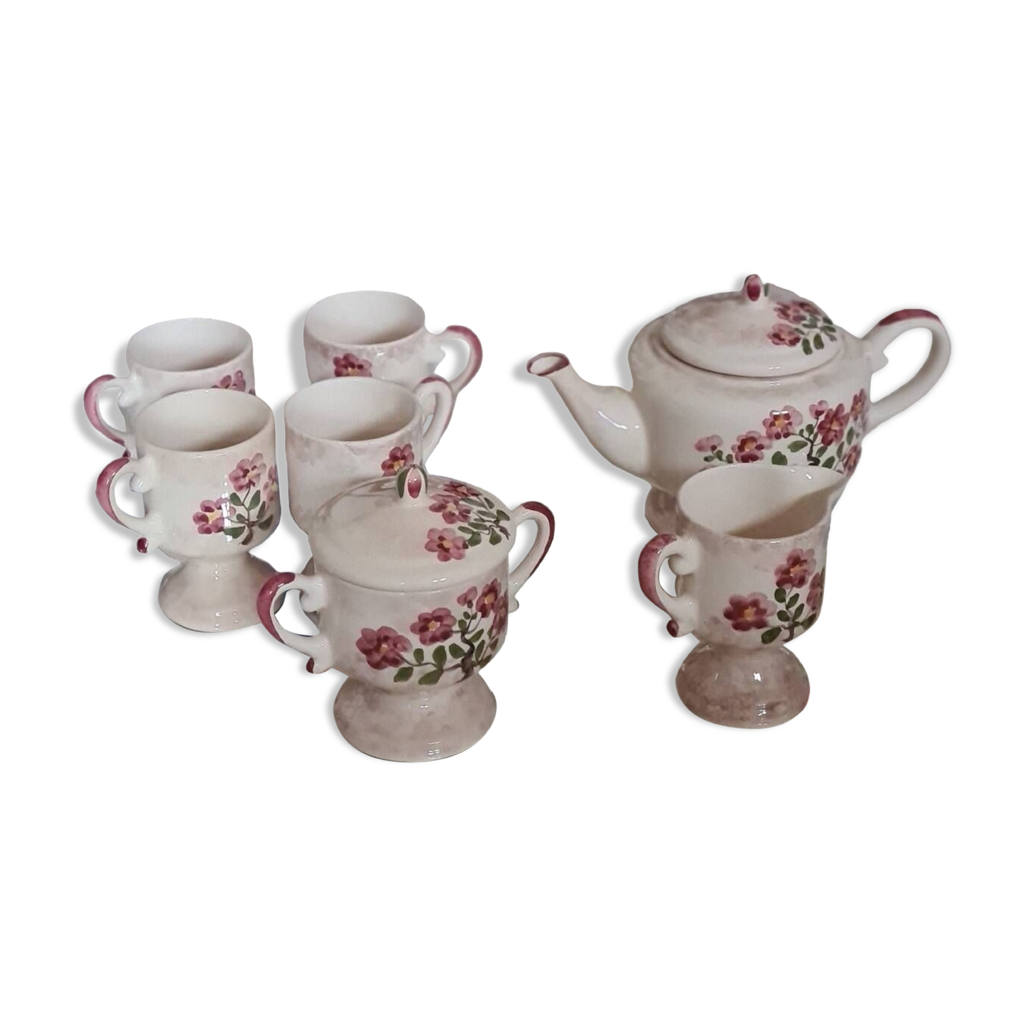 Artisanal ceramic coffee service