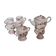 Artisanal ceramic coffee service
