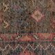 Vintage Oriental Herati Wool Runner Rug, Handwoven Long Hallway Carpet, 87 x 420