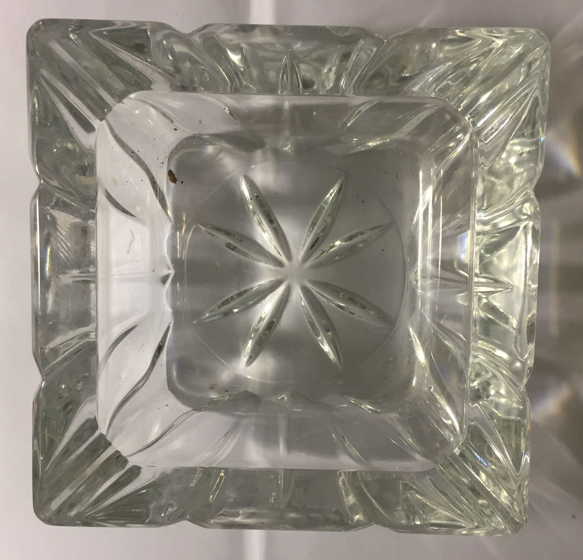 Crystal ashtray