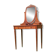 Art Deco dressing table in oak and red marble, 1920s-30s.