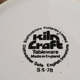 6 cups service, vintage mugs from the 70s, Staffordshire Kiln Craft