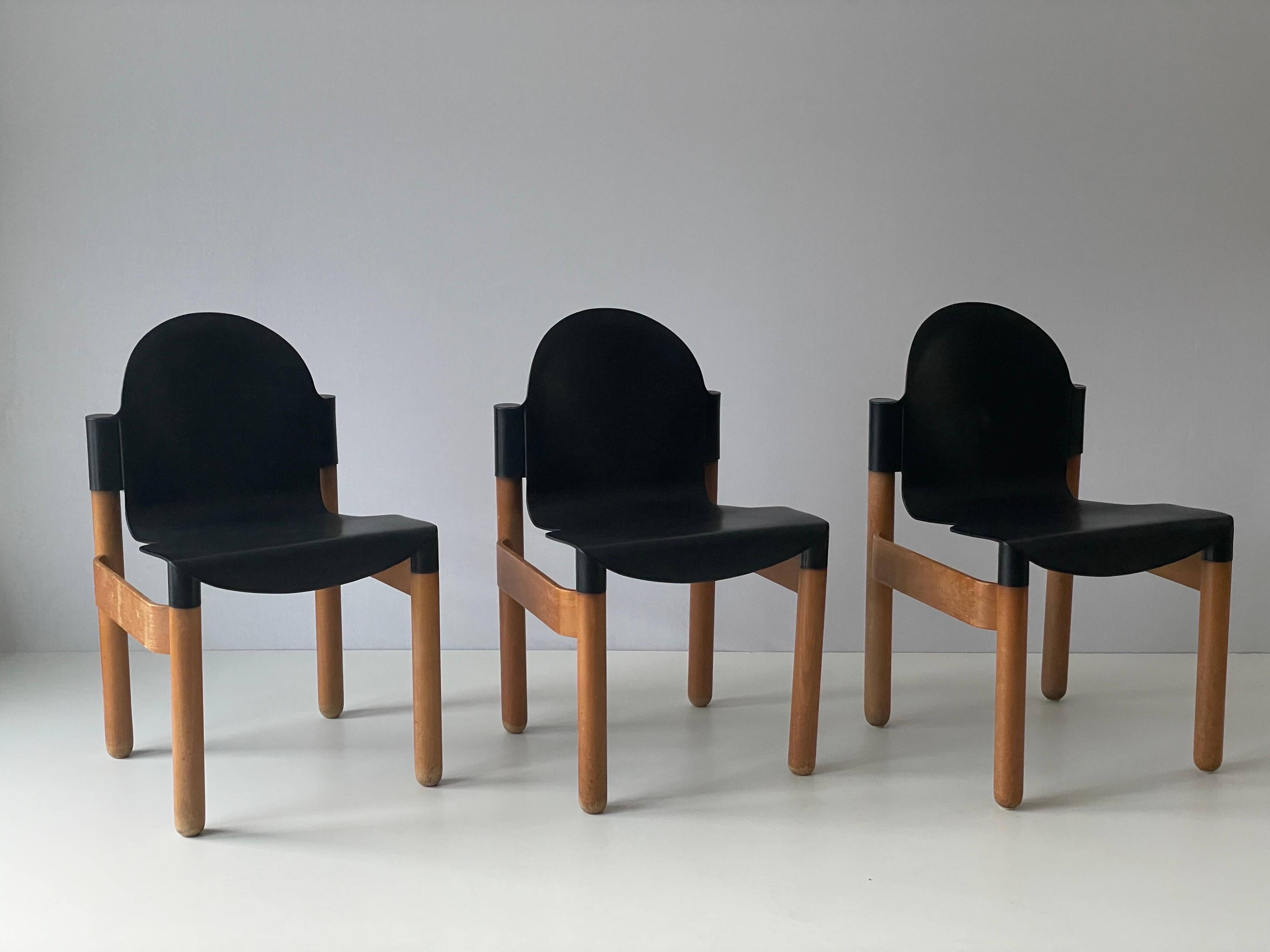 Thonet Flex Set of 3 chairs by Gerd Lange, 1970s, Germany