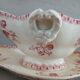 Antique sauce boat in Gien ironstone.