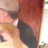 Oil painting "games" XL format 165x133cm