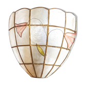 Mother-of-pearl wall lamp