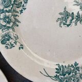 6 Flat plates iron earth by Bertrand Bordeaux / model Anémones