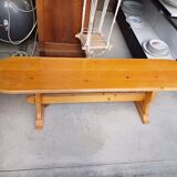 Solid wood indoor bench