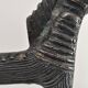 Horse sculptural brass solid patina black design