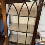 English mahogany display cabinet