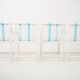 4 garden chairs "Sea side", Hugonet, 1970