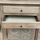 2-part Breton sideboard renovated in solid raw oak 200cm