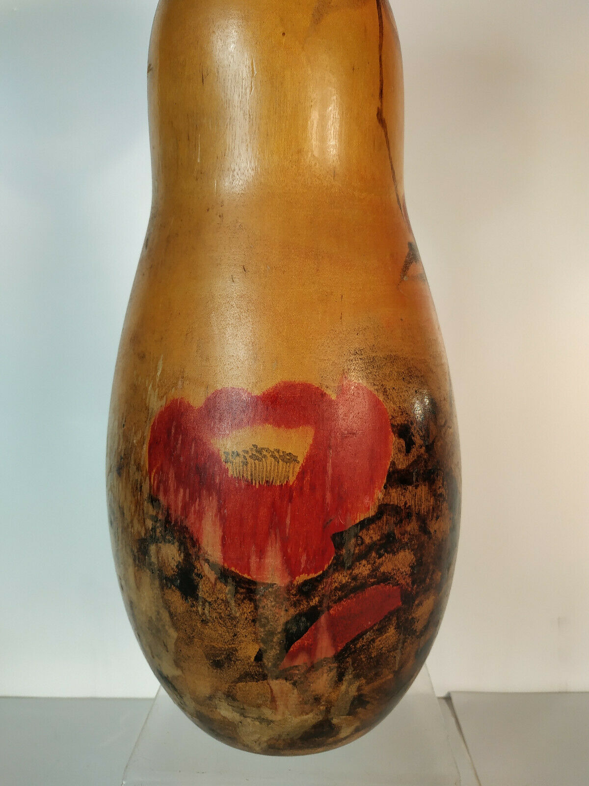 Grande Kokeshi - Winter camelia - master Watanabee Masao - 1917-2007