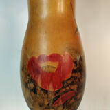 Grande Kokeshi - Winter camelia - master Watanabee Masao - 1917-2007