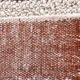 Tapis shaggy marocain en laine terracota, tapis turc en laine orange terracota