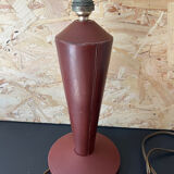 Conical lamp foot in bayonet leather