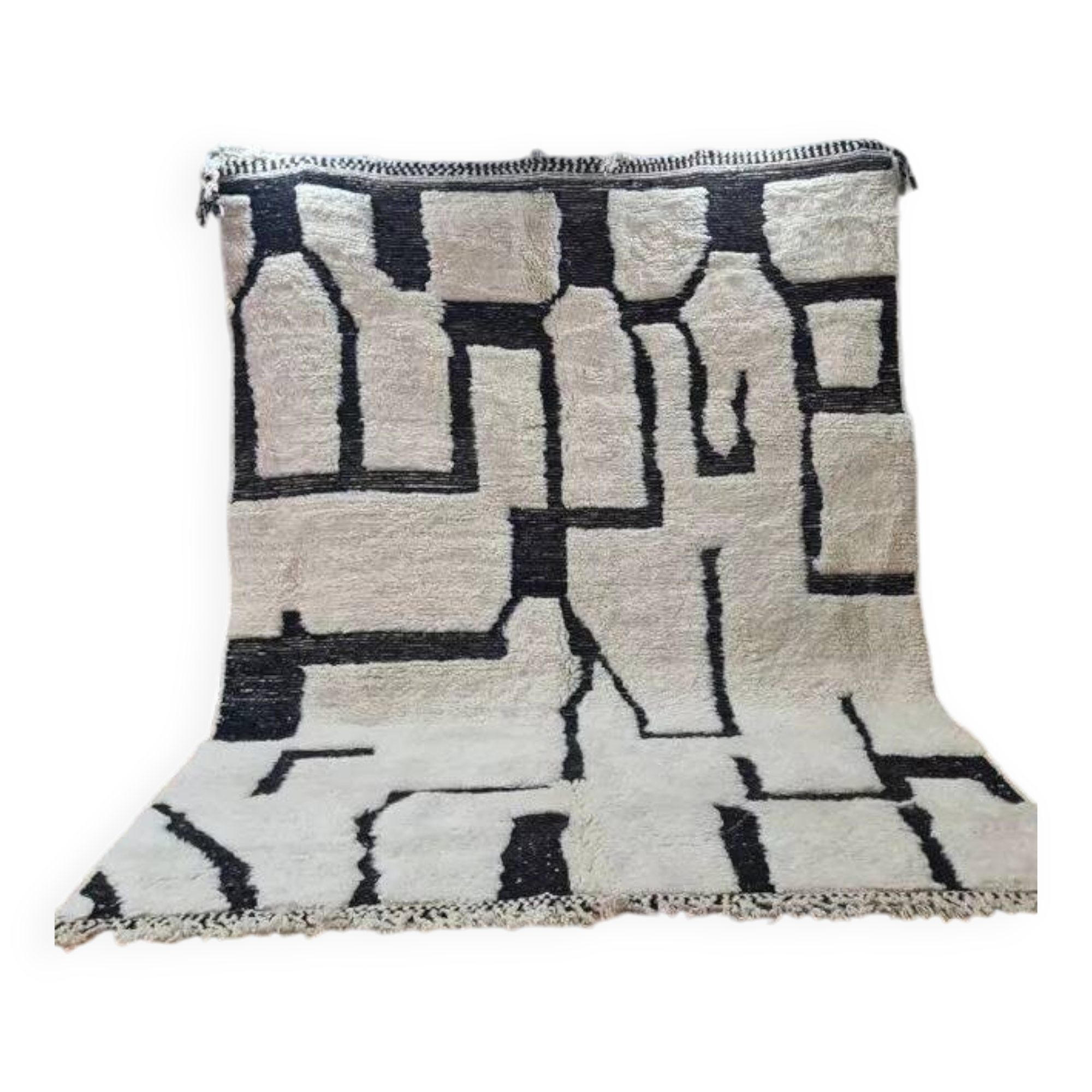 Handmade Berber wool rug 300x300 cm