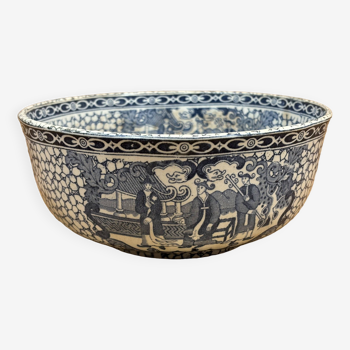 English pottery salad bowl
