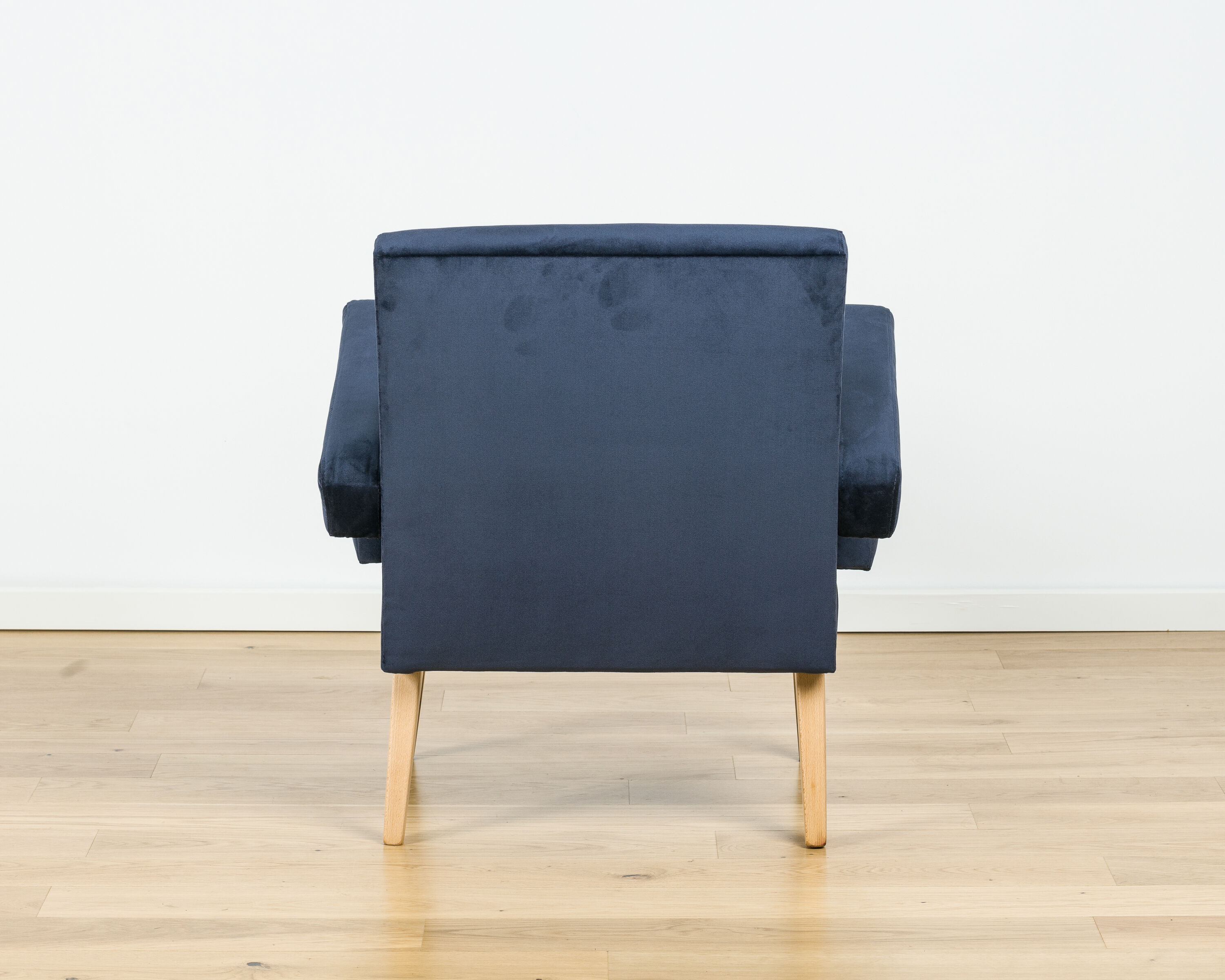 Ensemble de 2 fauteuils en velours de jitona, années 60