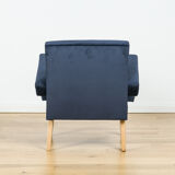 Set of 2 velvet armchairs from jitona, 60's