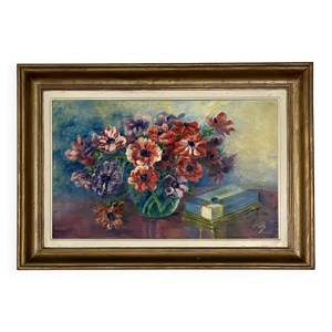 Tableau bouquet de fleurs