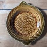 Assiettes et plat poisson Sarreguemines