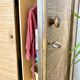 Cane and bamboo wardrobe