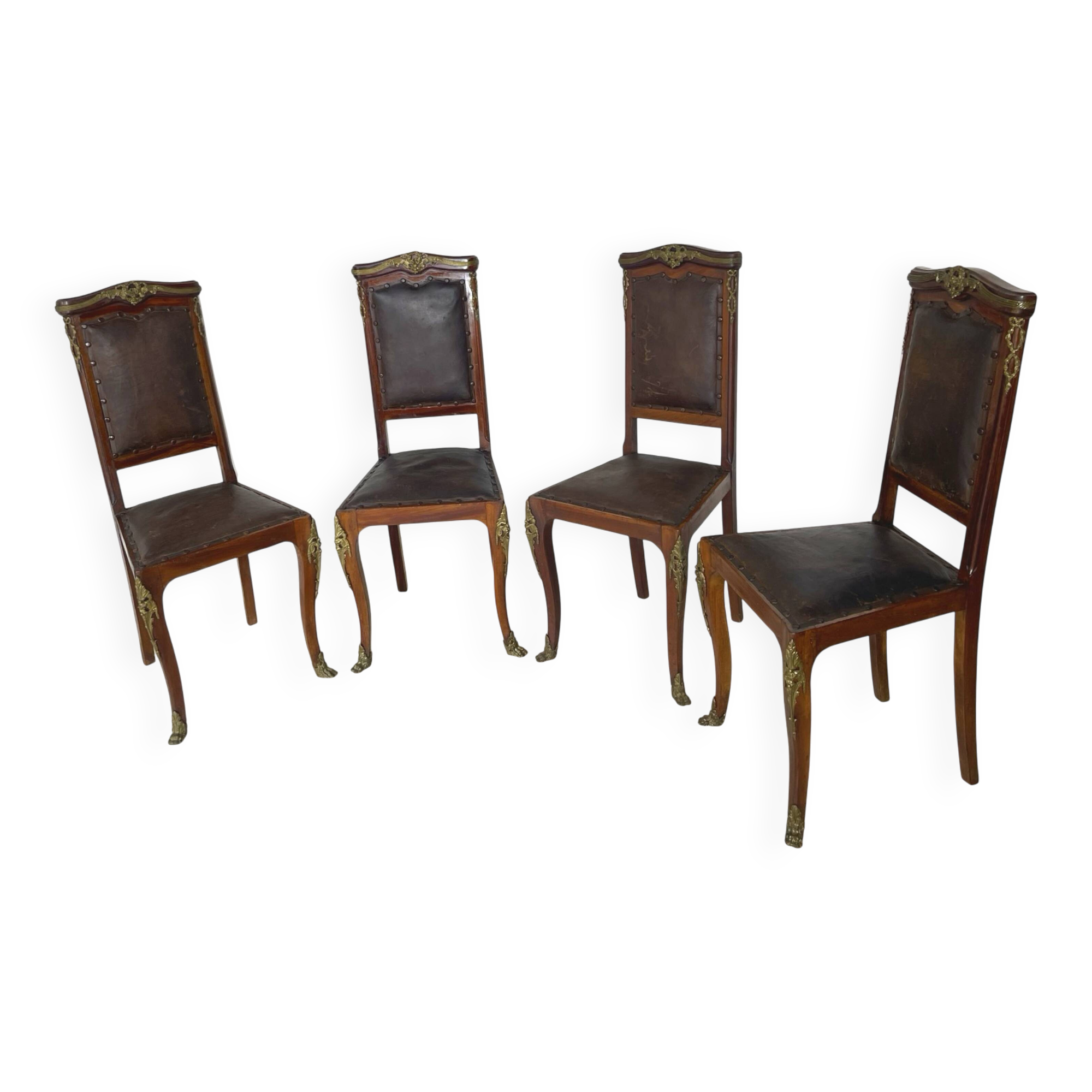 Italian art deco dining chairs 1920s