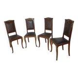 Italian art deco dining chairs 1920s